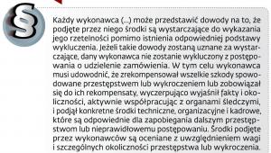 Wykonawca ma prawo do samooczyszczenia