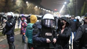 Warszawa. Protest przeciwko zaostrzeniu prawa aborcyjnego 1
